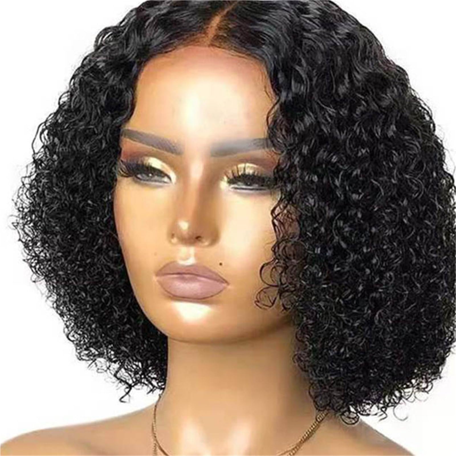 ZTHYSHOZ Women's Wig Small Curly Wig With Water Ripples, Short Hair Naturally Fluffy, Suitable For Daily Wear