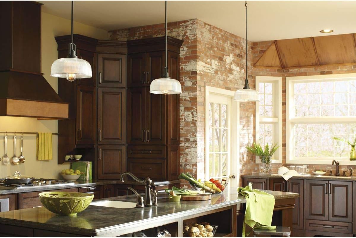 Progress Lighting P5026-74 Archie Collection One-Light Pendant, Venetian Bronze
