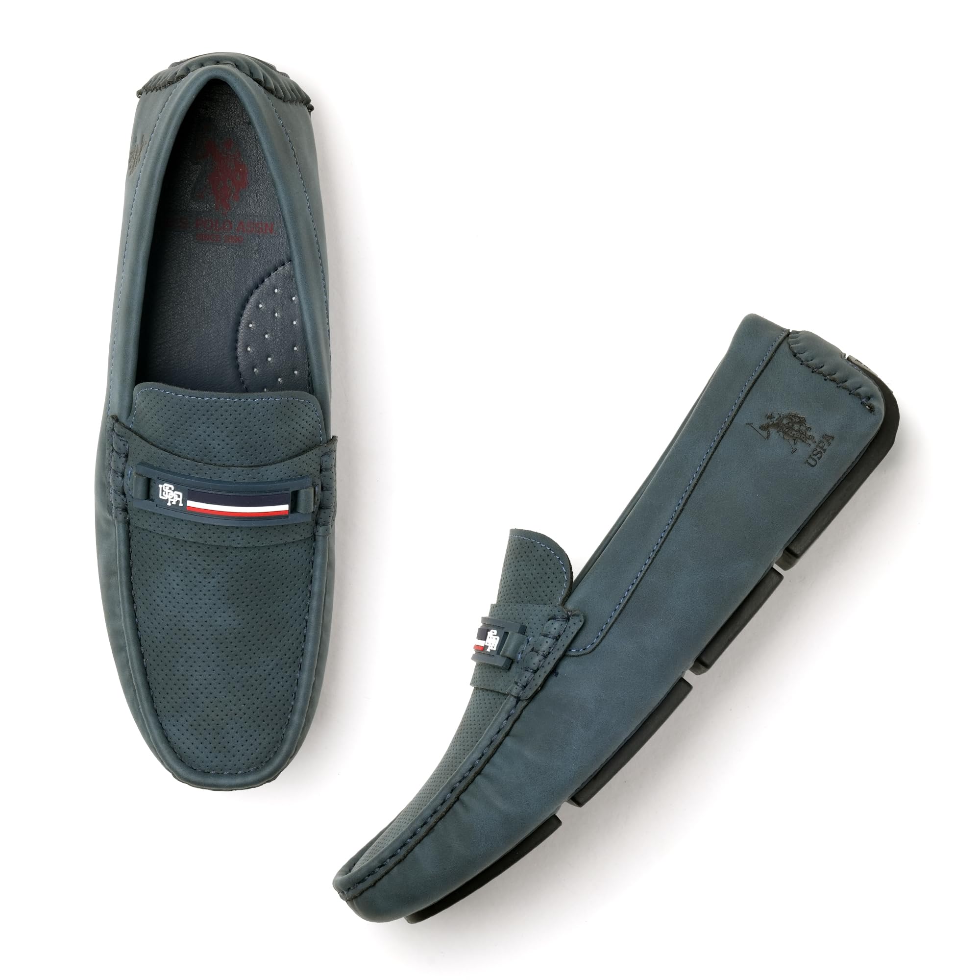 u.s. polo assn. USPA| Barnes Black| Stylish Casual Loafers for Men-picture-32