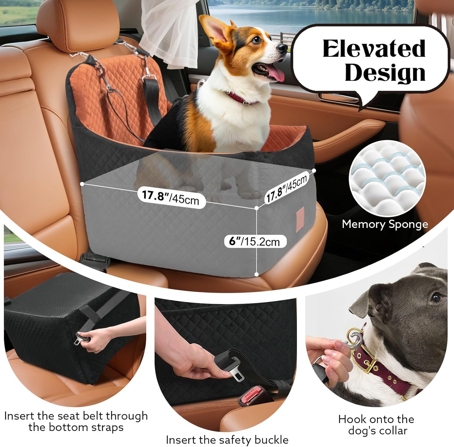 Travel Smart: The Ultimate Dog Car Seat Review for Small & Medium Pups!