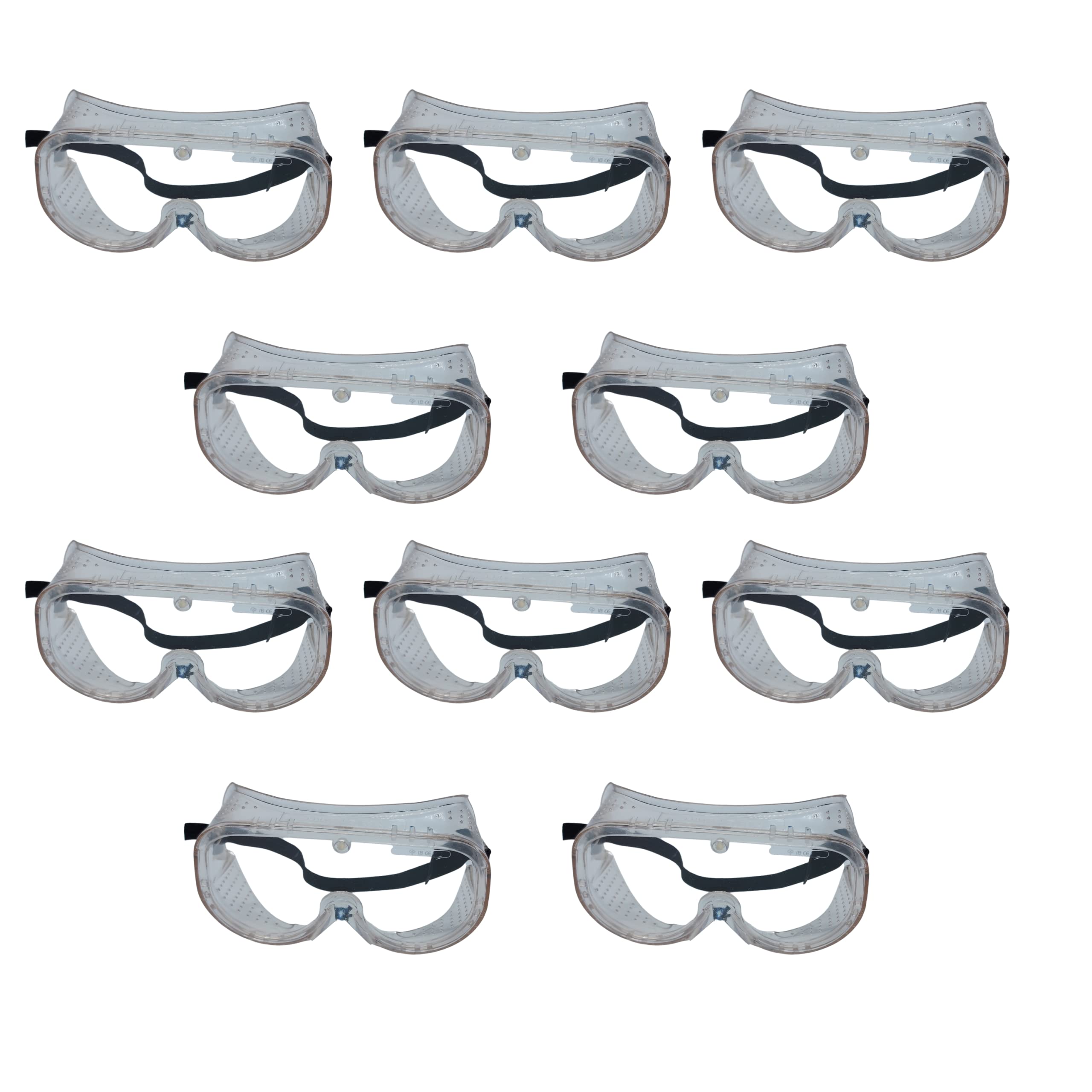 DSTOCK60 - Schutzbrille ALIZE - Anti-Kratz- und Anti-Beschlagbrille mit seitlichen Perforationen - Effektiv gegen Stöße - für Heimwerker, Gartenarbeit, Industrie...