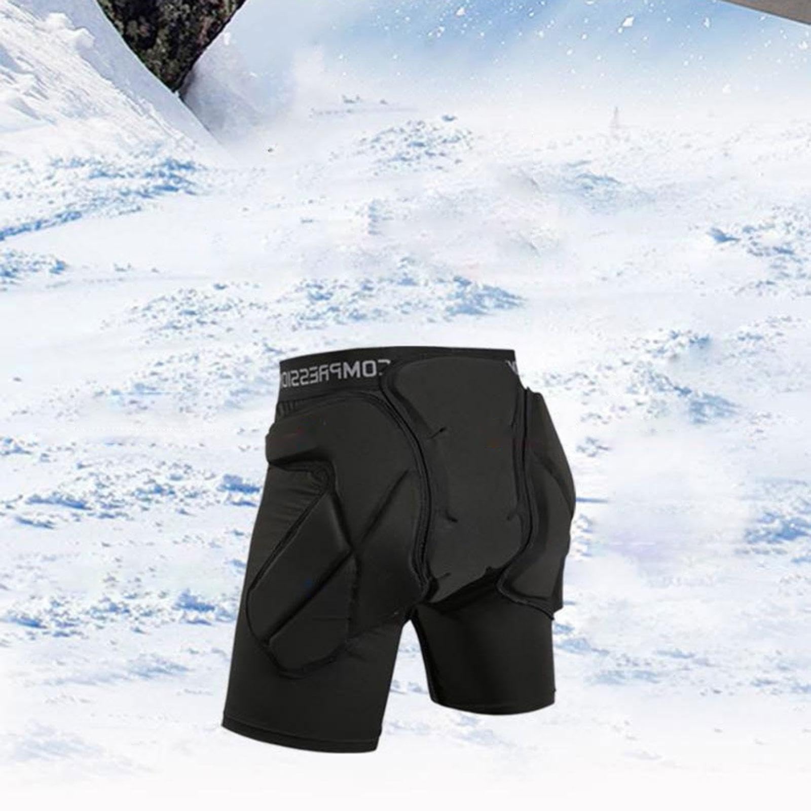 Pantalones Cortos Acolchados, Protectores, Transpirables, Profesionales, con Protección de Cadera 3D Altamente Elástica Y Acolchado en El Asiento para