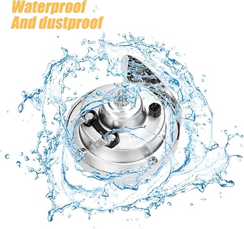 Vista 4 de 2 bocinas de tren súper ruidosas, caracol eléctrico de aire para automóvil, doble bocina, kit de repuesto de bocinas de aire impermeables de 12 V