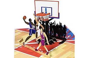 Sports Valentines Day Pop Up Card, Basketball Annivarsary Valentines Card