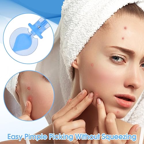 Miniatura 2 de 100 unidades desechables para eliminar manchas de puntos negros, agujas estériles para espinillas, herramienta para acné, puntos blancos, boca