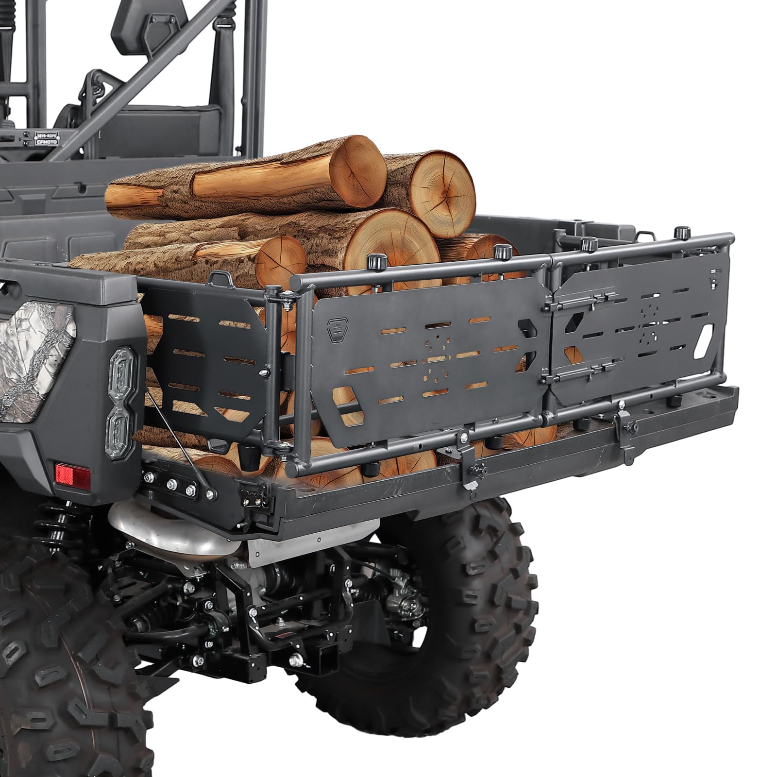 KEMIMOTOBed Extender Tailgate Extension Compatible with CFMOTO UFORCE 1000/1000 XL 2019-2024, Durable Steel Cargo Bed Enclosure 1000/1000 XL Accessories