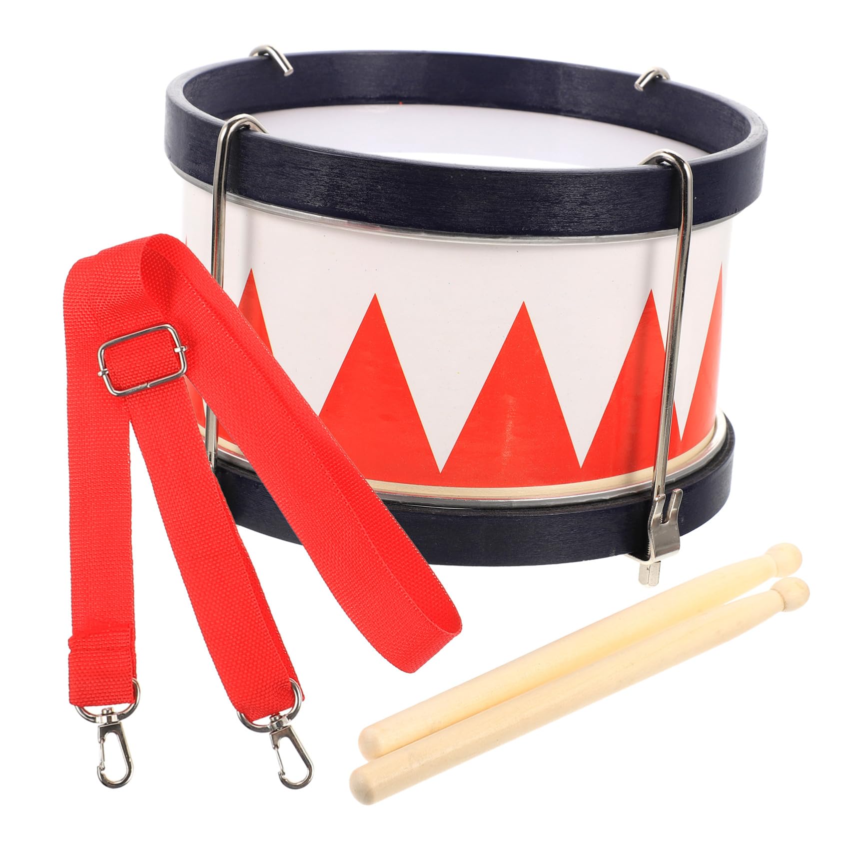 SUPVOX Instrumento de Percusión Infantil Rojo para Niños, Instrumento Musical de Madera y Metal, Set de Iniciación para Aprendizaje Musical y Desarrollo del Ritmo, Color Aleatorio