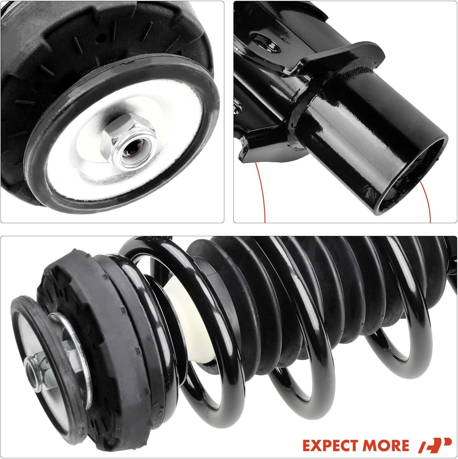 A-Premium Front Complete Struts Compatible with Chevrolet Camaro [3.6L] 2010 2011 2012-2x Replacement Suspension Shock Absorber with Coil Spring Assembly