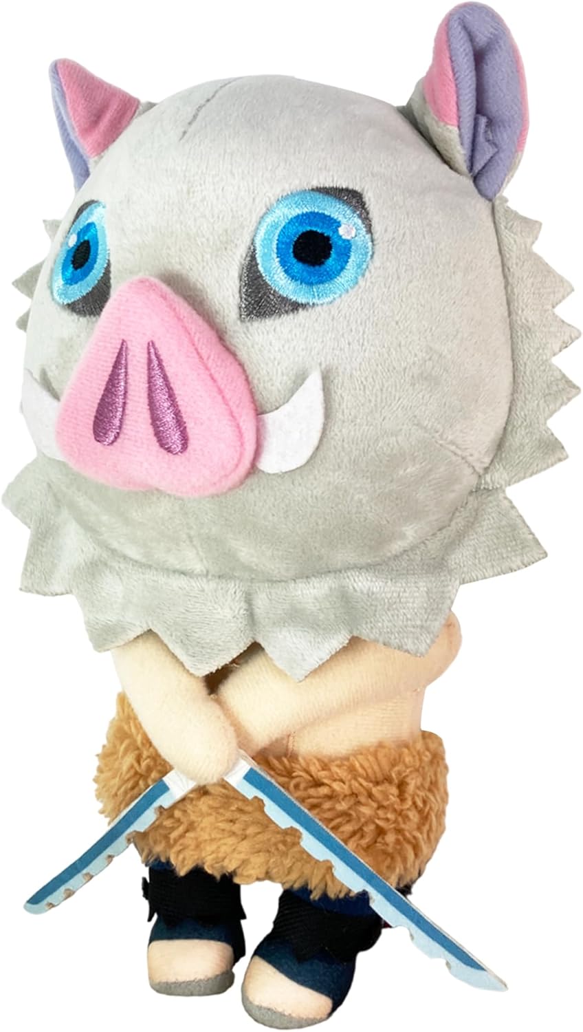Great Eastern Entertainment Demon Slayer - Insosuke Hashibira (Third Fang) w/Nichirin Swords Plush 8" H