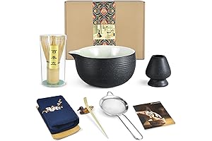 Artcome Bluestone Glaze Matcha Kit for Japanese Tea Ceremony