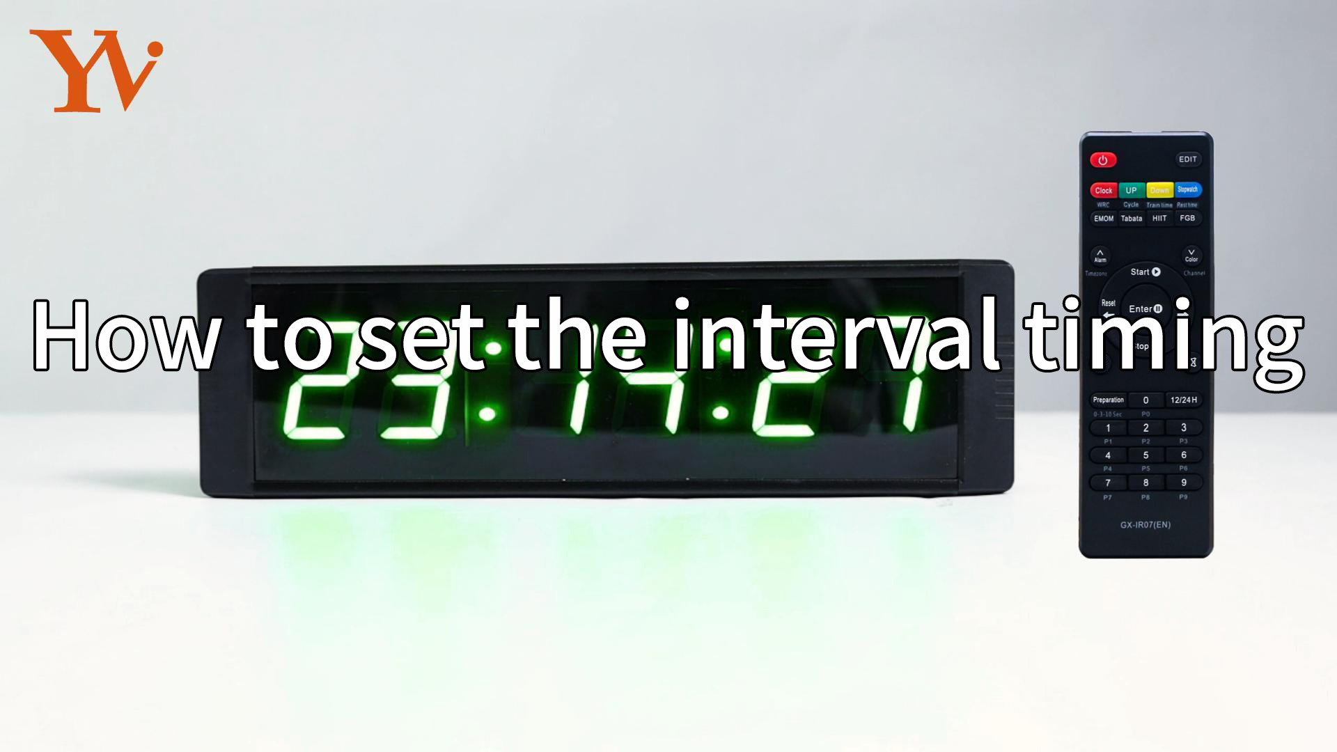 YZ ジムタイマー、スタート/ストップボタン付きジムクロック YZ ジムタイマー、スタート/ストップボタン付きジムクロック、ワーク