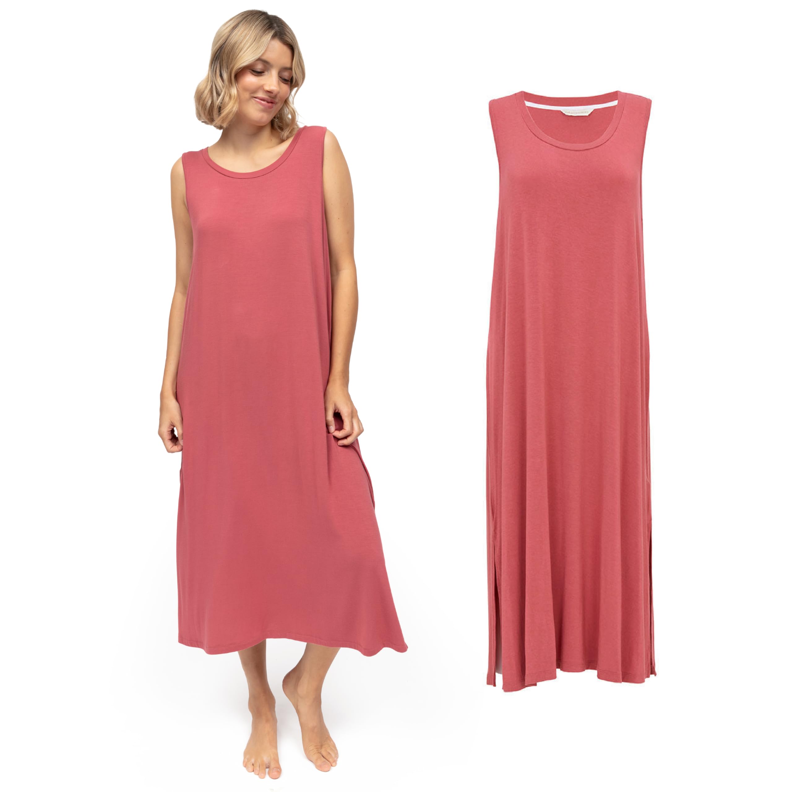 Cyberjammies Josie Womens Jersey Long Nightdress | Soft Modal Nightie | Ladies Pyjamas for Women | Relaxing Lounge Wear Set for Home