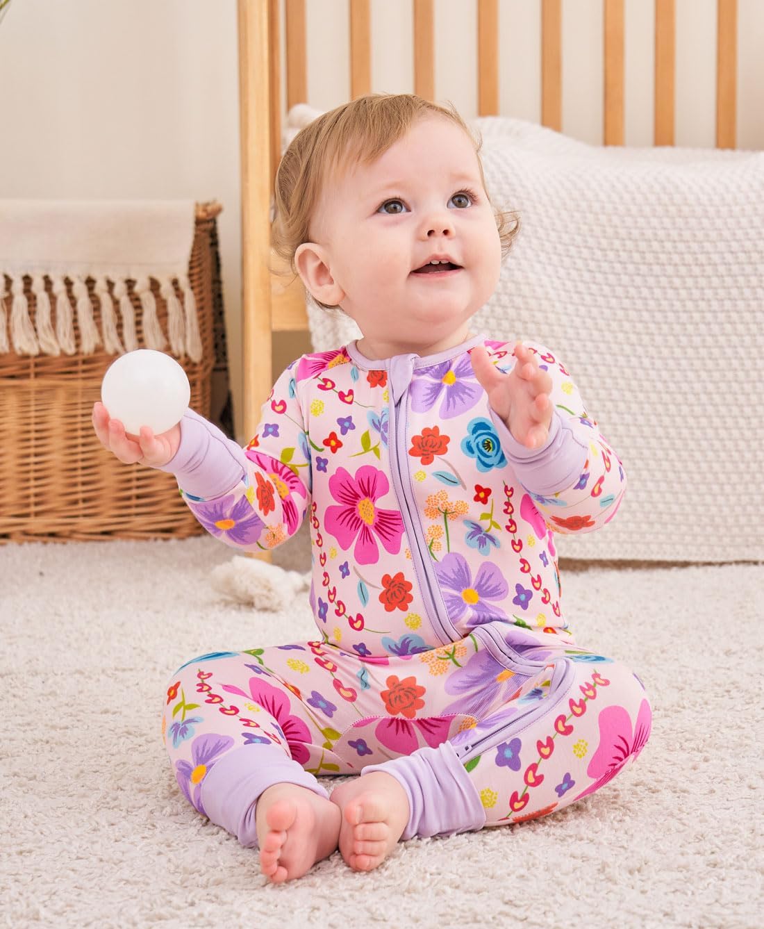 Baby Viscose from Bamboo Pajamas - Infant Boys Girls Footless Zippy Pjs Sleep 'N Play Clothes - One Piece Romper - Image 2