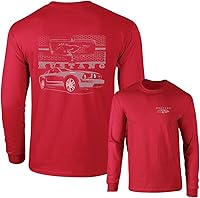 Vista 5 de MUSTANG PONY GRILL con FORD SHELBY CAR CAMISETA MANGA LARGA F&B