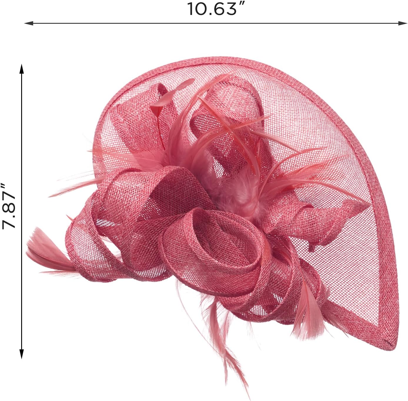 SWEETV Tea Party Hats Fascinators for Women, Fascinators Hats for Kentucky Derby, Cocktail, Wedding, Fancy Dress Party - Image 5