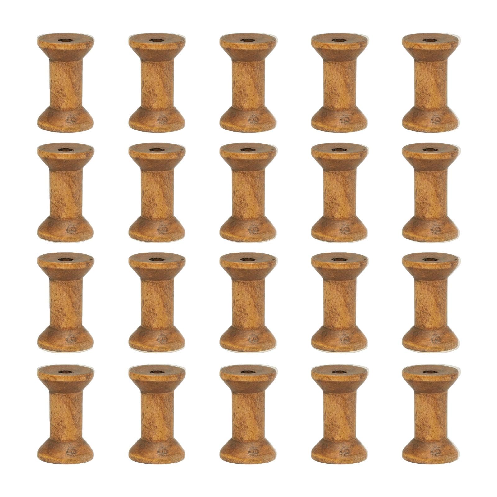 CALANDIS 20Pcs Wood Spools for Crafts for Cord Arts DIY Wood Projects Sewing Machines Camel Color 5cm | Other Sewing | Sewing | Crafts | CALANDIS 20Pcs Wood Spools for Crafts for Cord Arts DIY Wood Projects Sewing Machines Camel Color 5cm-image-7