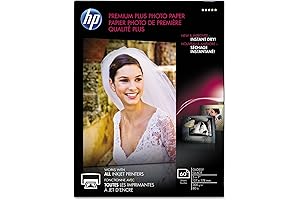 HP Premium Plus Photo Paper, Glossy 5x7 Inch (60 Sheets)