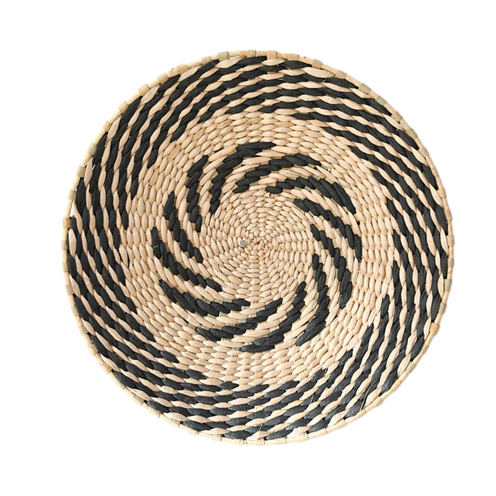 CALANDIS™ Wall Decor Artistic Grass Weave Pattern Decoration for Kitchen Entryway Style C 30cm | Wall Hangings | Home DÃƒ©cor & Accent | Handcrafted & Finished Pieces-image-2