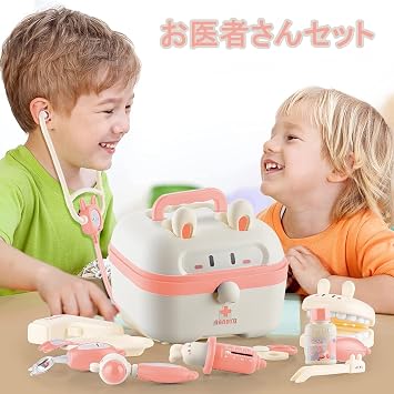 Pretend Play Set, Doctor Set, Pretend Doctor, Toy, Dentist Pretend Play, Rabbit, Mini Doctor Toy, Playing Game, Educational Toy, Social, Language Skill, Imagination, Pretend Play, Doctor