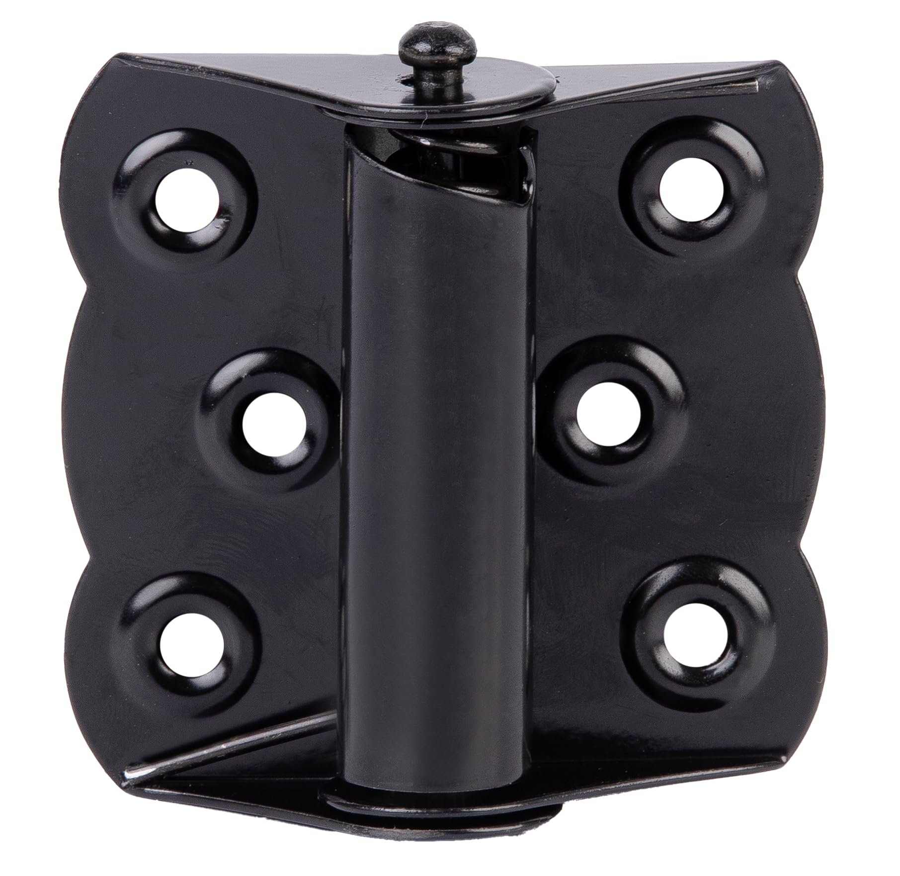 Alberts Scharnier Selbstschließend – 70 x 65 x 22 mm, schwarz kunststoffbeschichtet
