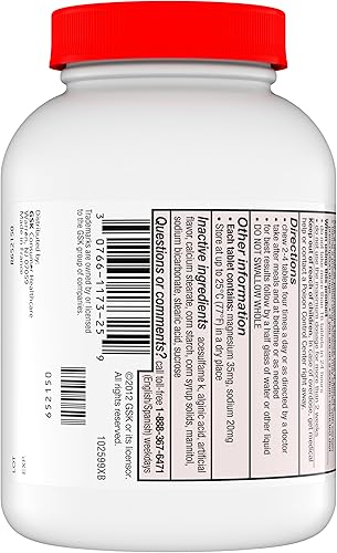 Miniatura 8 de Gaviscon Tableta masticable de cereza extra fuerte para aliviar la acidez estomacal de acción rápida 100 unidades