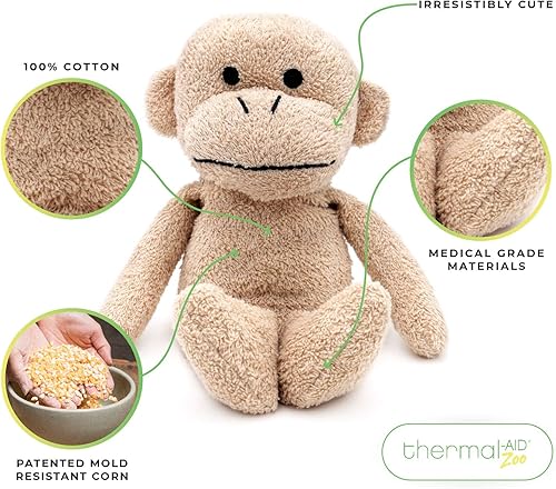 Miniatura 2 de Thermal-Aid Zoo - Juguete de peluche para microondas y paquete frío caliente - Jo Jo The Monkey
