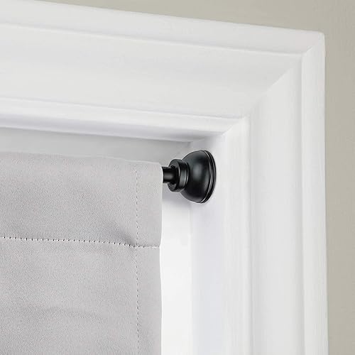 Miniatura 11 de KXLife Paquete de 2 barras de cortina de tensión de resorte, barra decorativa de tensión de 1/2 pulgada para ventana, barra de café bronce, (22-36)