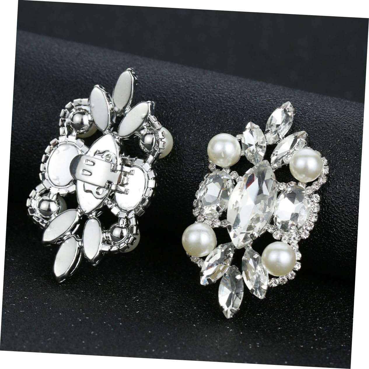 Healvian Clip per Scarpe Sposa Accessori per Cerimonie e Speciali Facili Rimuovere e Regolabili per Personalizzare