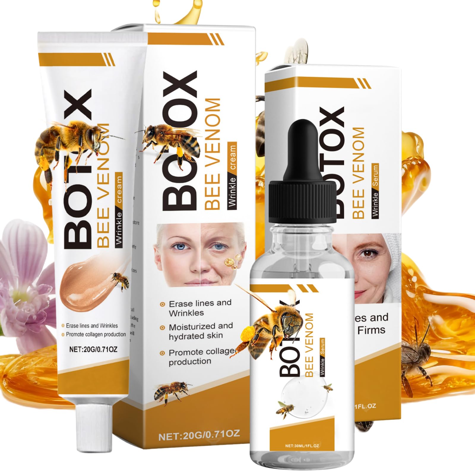 Bo-tox Bee Venom Wrinkle Removal Cream Set