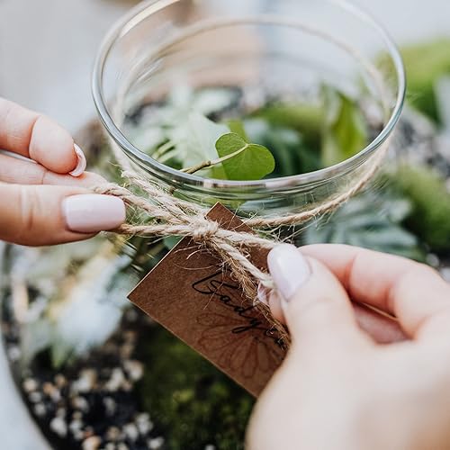 Miniatura 6 de JeogYong Cuerda de yute de 0.079 pulgadas, 328 pies de grosor, cuerda de yute natural, cuerda de cáñamo para manualidades, envoltura de regalos,