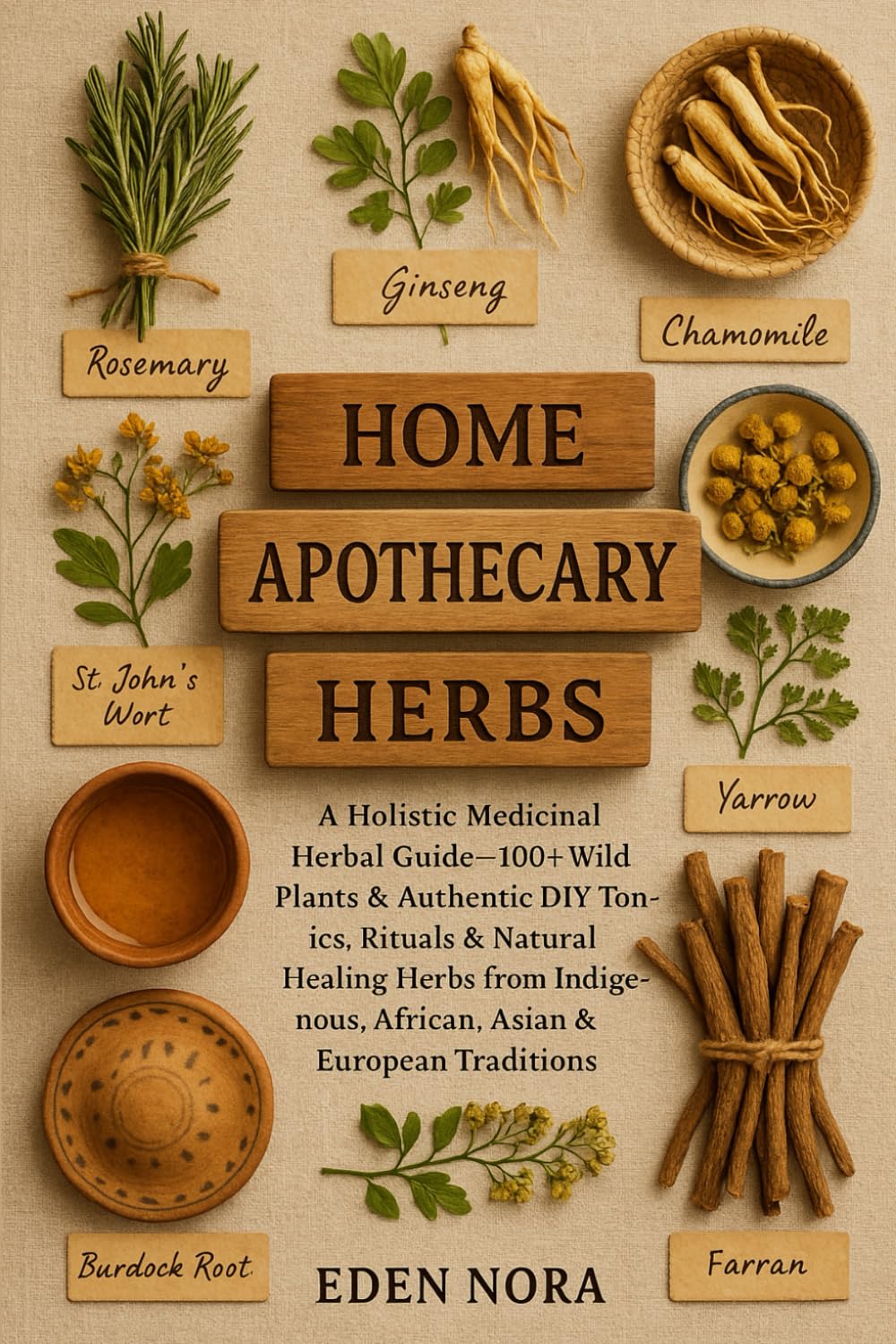 Home Apothecary Herbs: A Holistic Medicinal Herbal Guide—100+ Wild Plants & Authentic DIY Tonics, Rituals & Natural Healing Herbs from Indigenous, ... (Herbal Remedies & Medicinal Plants Library)