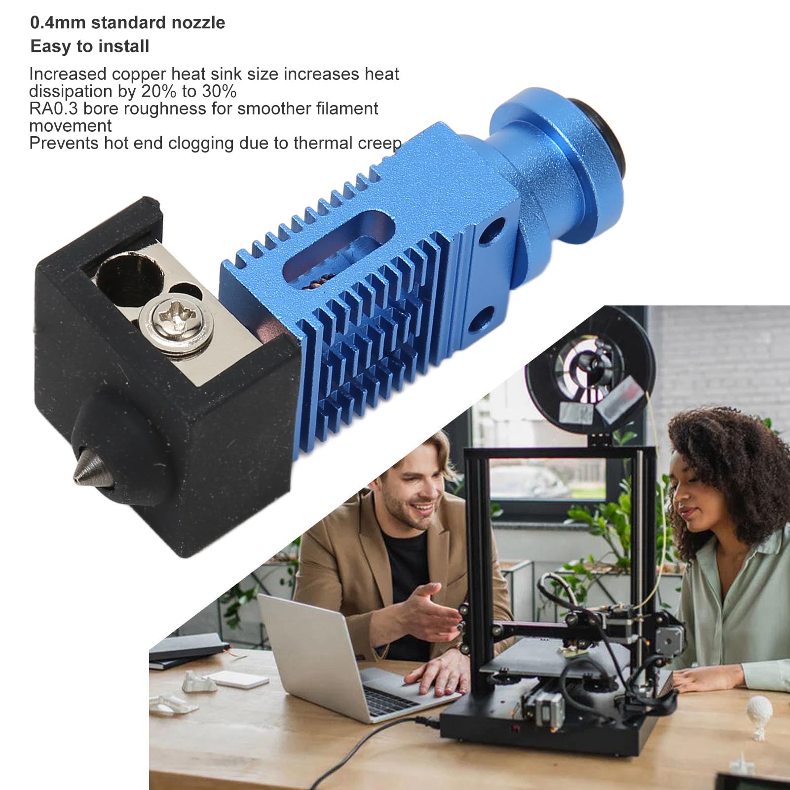 ホットエンドキット Creality CR-10 V2 V3 3Dプリンター Amazon.com: Hot End Kit Compatible with Creality CR-10 V2 V3