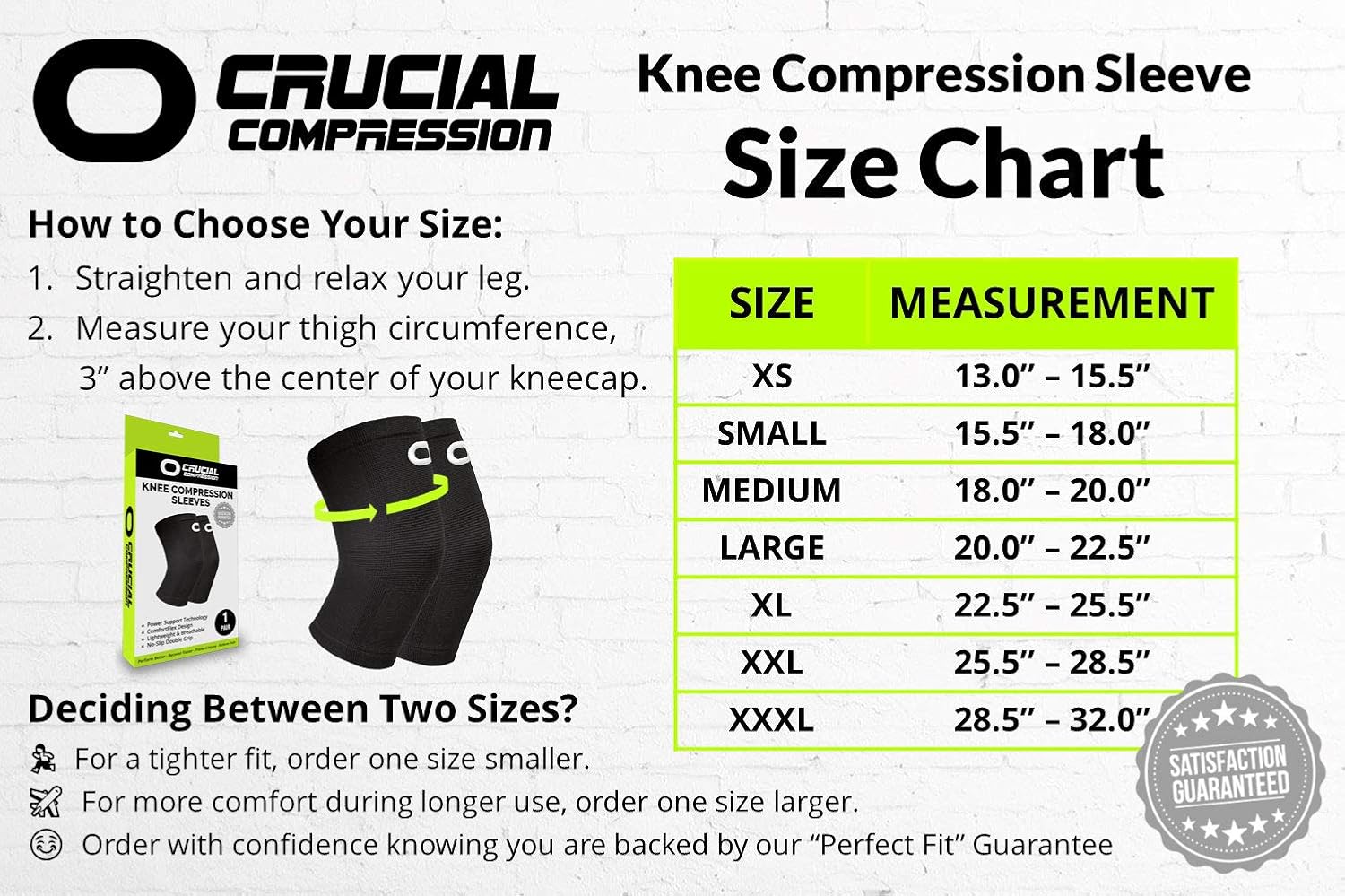 Knee Brace Compression Sleeve (1 Pair) - Best Knee Support Braces for Meniscus Tear, Arthritis, Joint Pain Relief, Injury Recovery, ACL, MCL, Running, Workout, Basketball, Sports, Men and Women