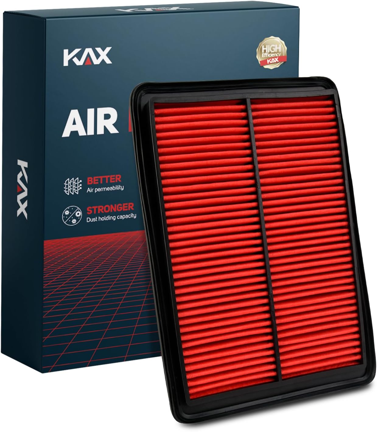 KAX Premium Engine Air Filter, CA11858 Replacement for Nissan Rogue L4 2014 2015 2016 2017 2018 2019 2020, Rogue Sport 2017-2022