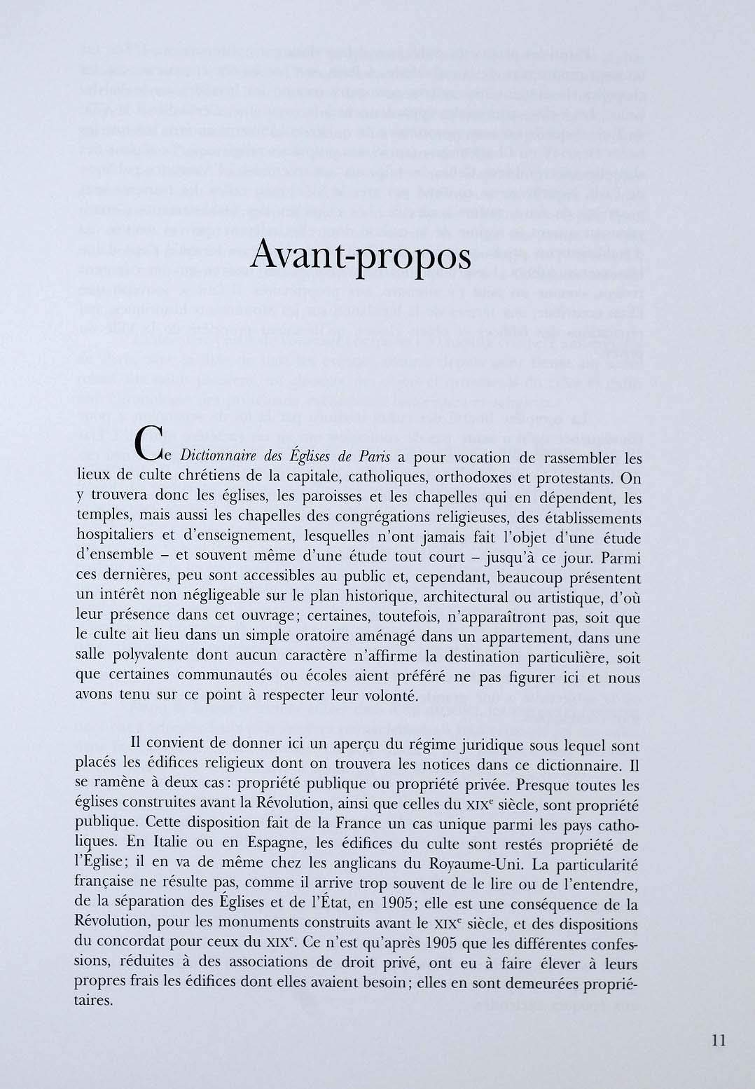 Le Dictionnaire des églises de Paris