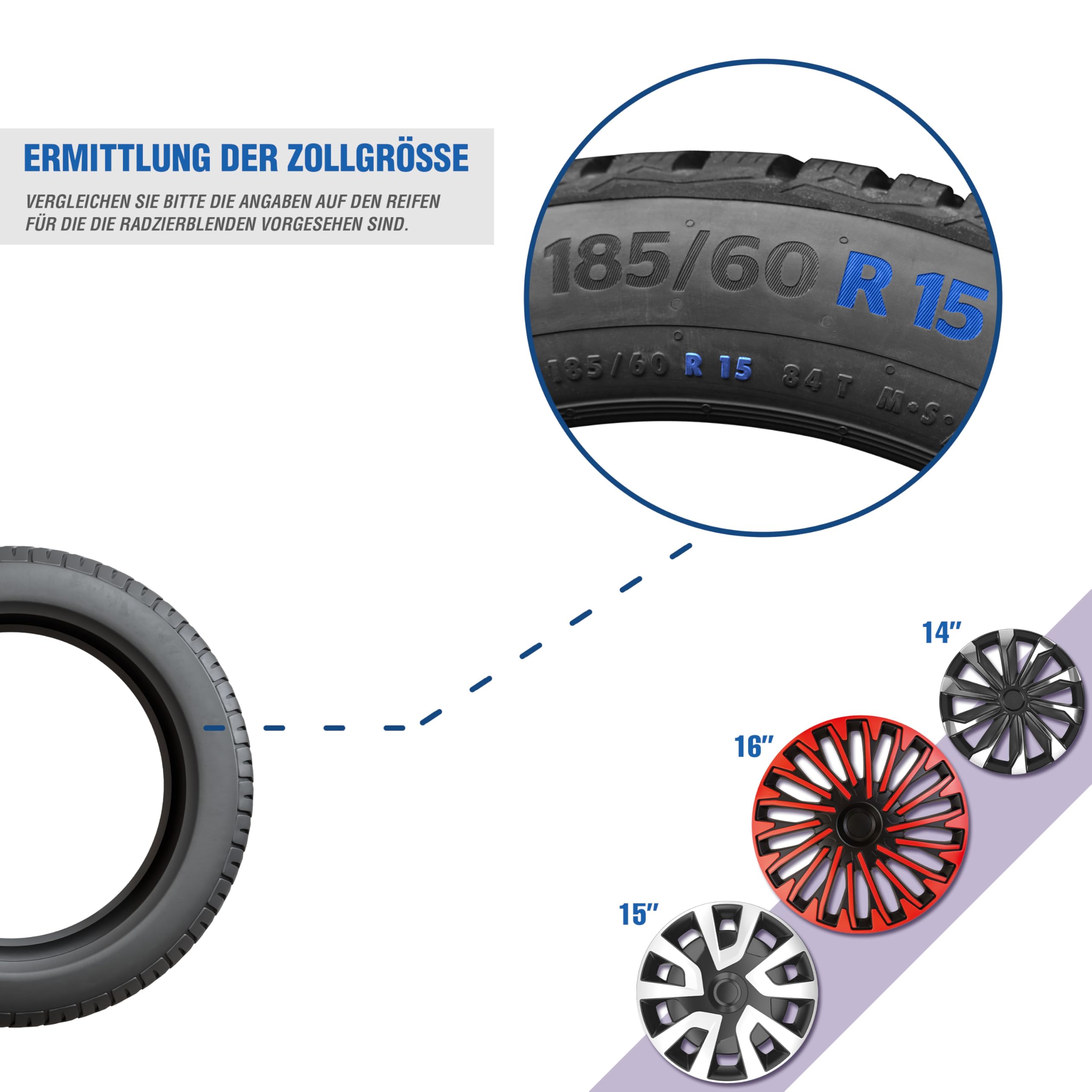 Petex Spyder Pro RB536916 Wheel Trims 16 Inch Double