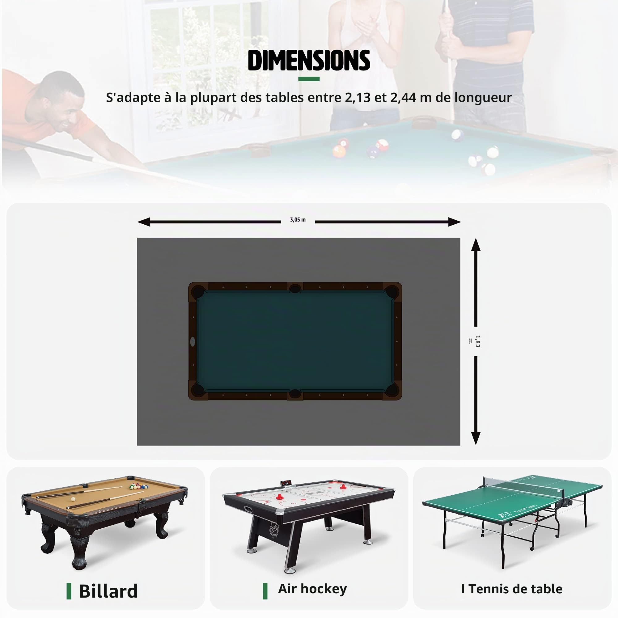 EastPoint Sports Housse de Table de Billard