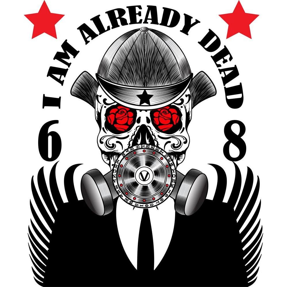 Pitaara Box Skull Gas Mask | Canvas Painting for Bedroom & Living Room | Engineered Wood Frame | 12 x 14.4 inch (30 x 37 cms)