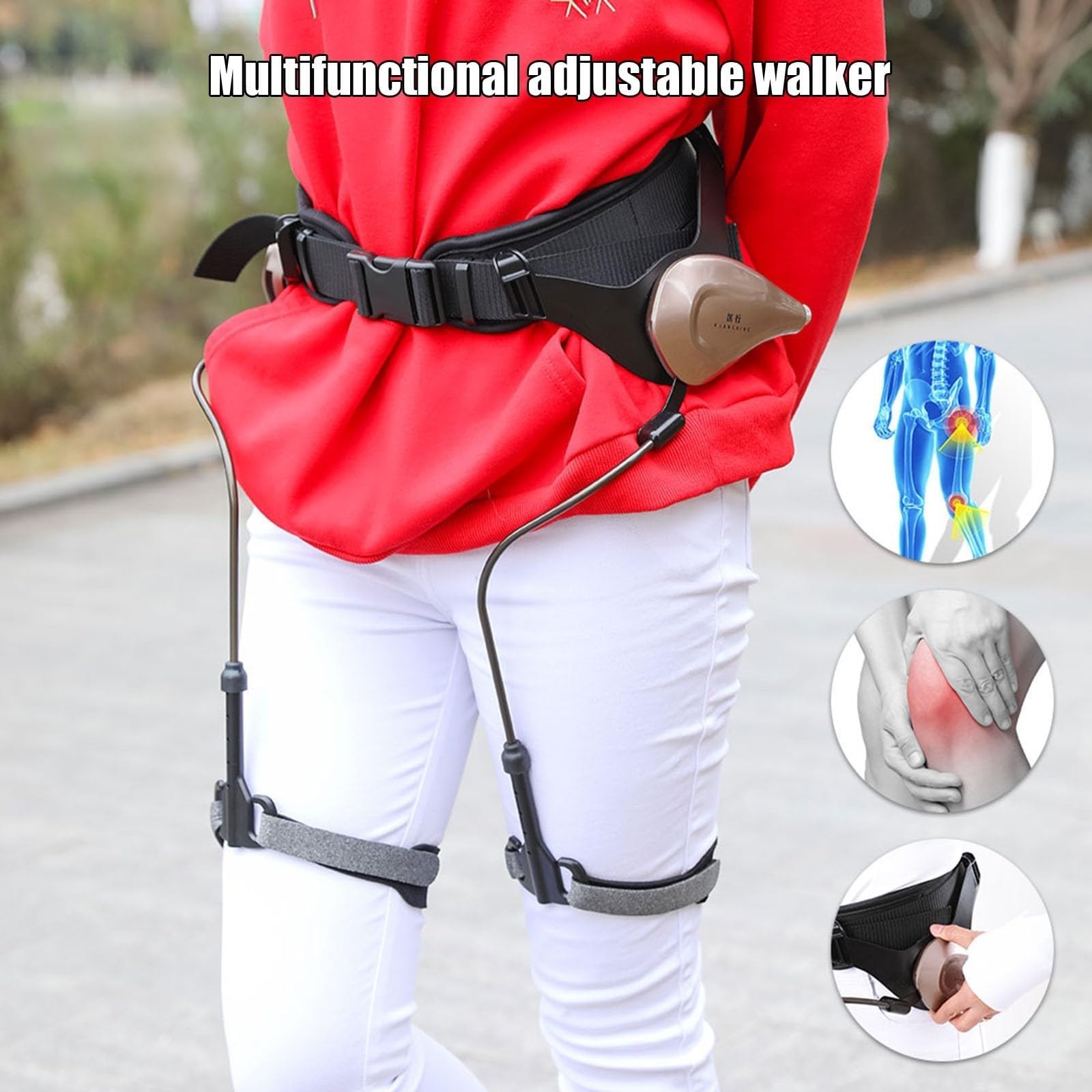 Exoesqueleto Biónico para Ayudar a Caminar, Equipo De Rehabilitación De Piernas, Ayuda para Caminar con Potencia, Entrenamiento De Rehabilitación De Miembros Inferiores Right Leg
