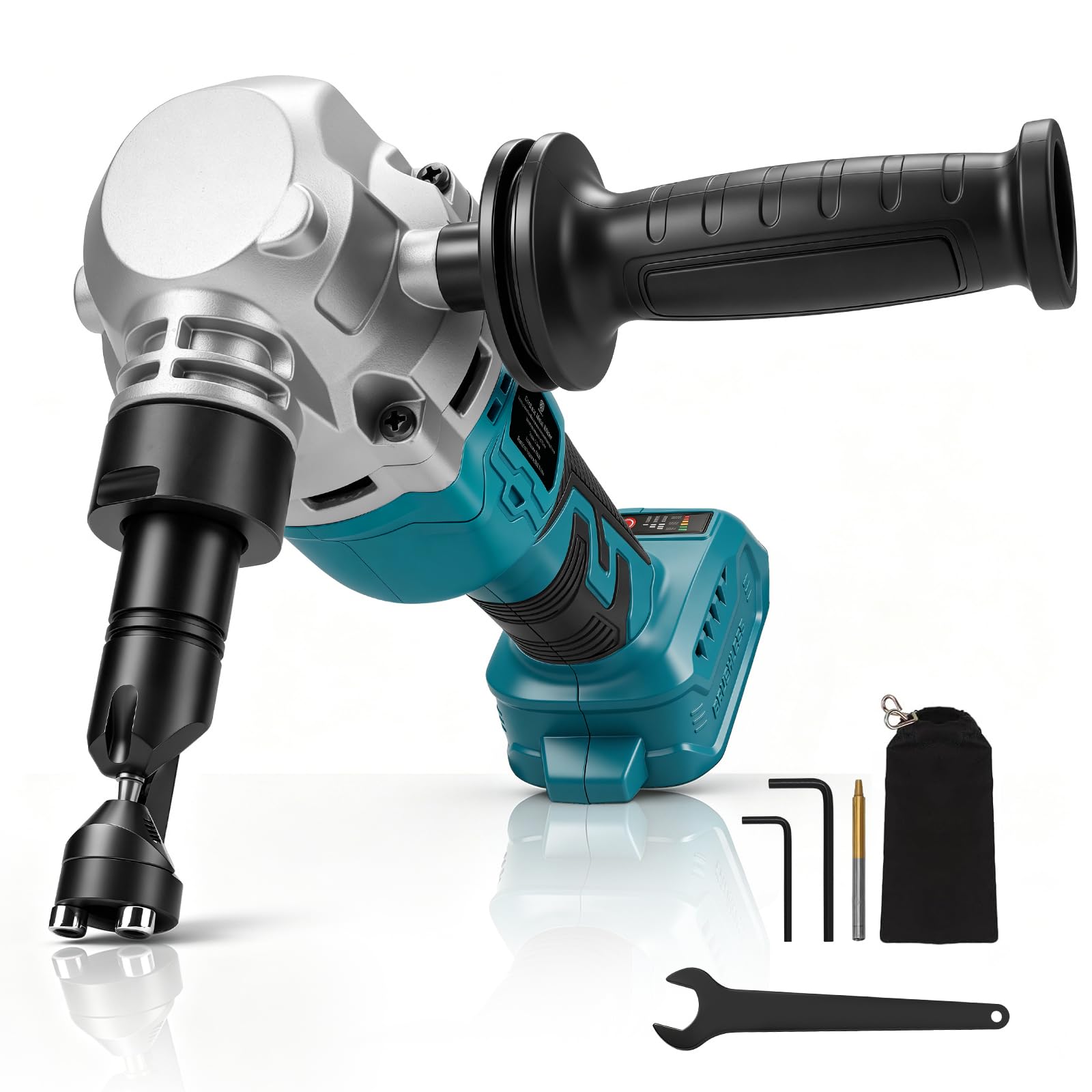 Grignoteuse en métal compatible avec batterie Makita 18 V