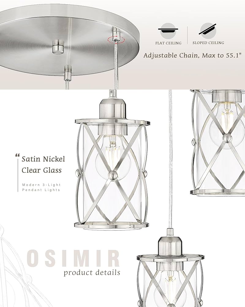 noon様３点セット Moooni 6 Lights Rectangular Chandelier, Black and Gold