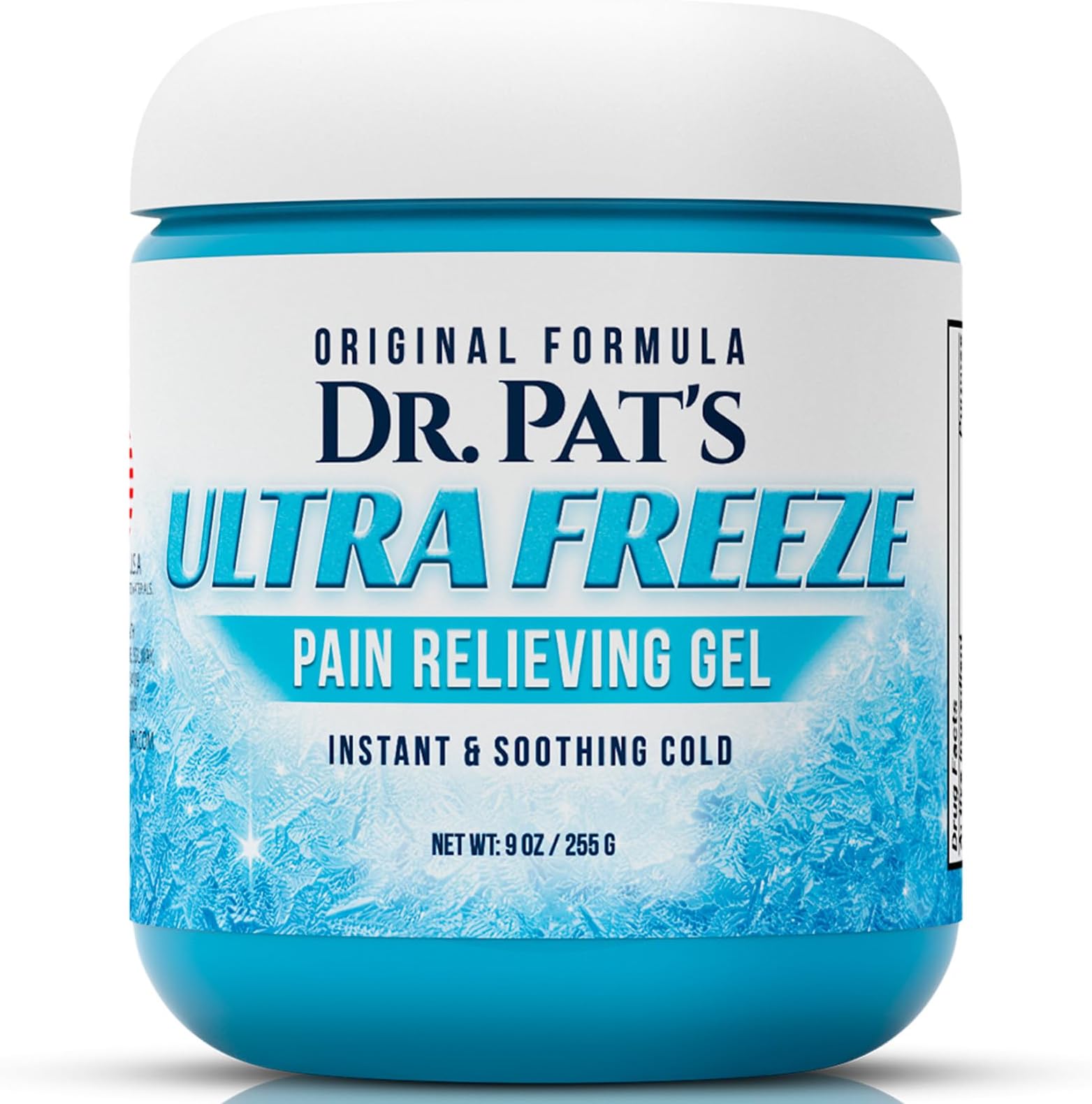 Dr Pat's Pain Relief Cream - Muscle Ointment Gel for Topical Analgesic Neuropathy- Menthol Anti Inflammatory Arthritis, Tendonitis, Back, Neck, Knee, Foot, Sore Joint Inflammation (Standard)