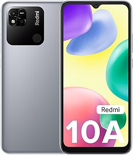 Redmi 10A (Slate Grey, 4GB RAM, 64GB Storage) | 2 Ghz Octa Core Helio G25 | 5000 mAh Battery | Finger Print Sensor | Upto ...