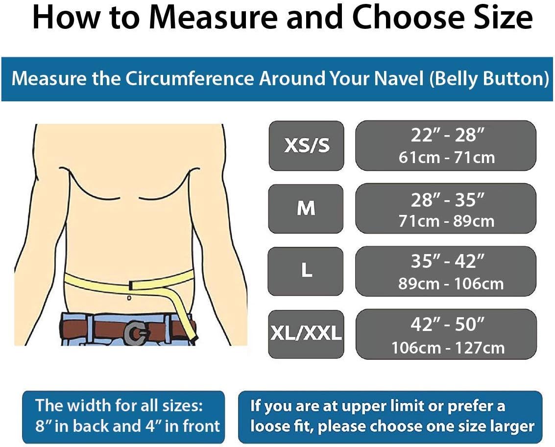 Lightweight Back Brace for Men & Women Under Uniform, Dual Medical 3D Lumbar Pads for Lower Back Pain Relief, Breathable Mesh with Adjustable Stapes for Back Stress - M : Health & Household