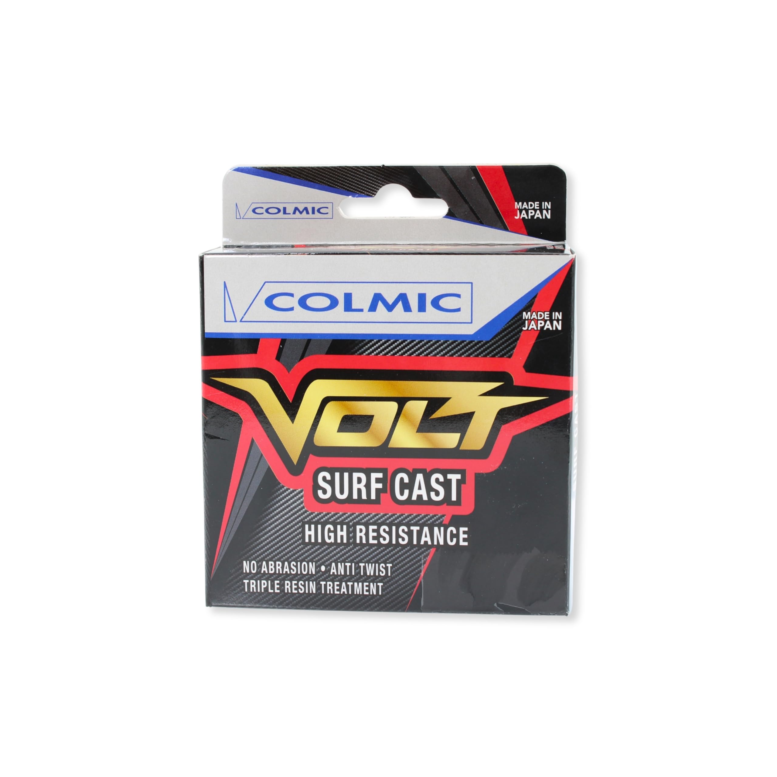 Colmic VOLT Surf Cast – Monofilamento de pesca de nailon fabricado en Japón – Alta resistencia a la abrasión, Anti Twist, revestimiento de resina de fluorina – Bobina 150 m/300 m/1000 m/2000 m