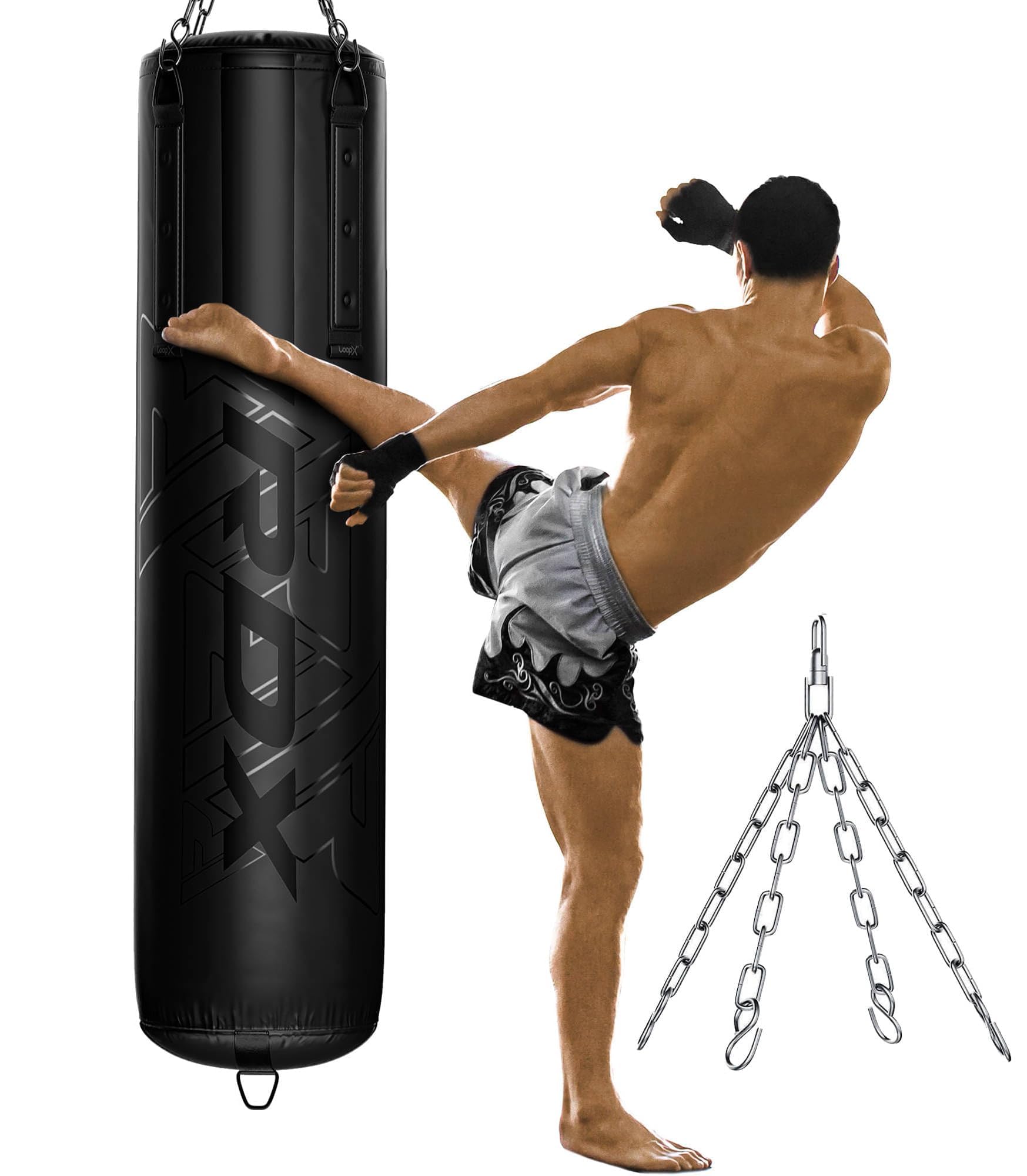 Rdx Heavy 5ft Punch Bag Pro Training 3pc 4pc Only Desertcart INDIA
