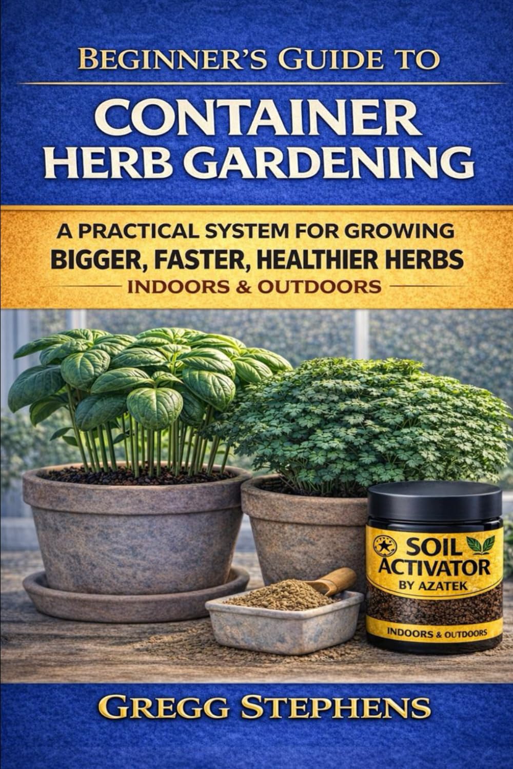 BEGINNER'S GUIDE TO CONTAINER HERB GARDENING: A Step-by-Step System for Growing Bigger, Faster, Healthier Herbs — Indoors and Outdoors