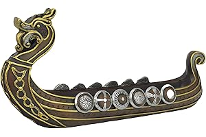 Exquisite Viking Ship Incense Burner Holder