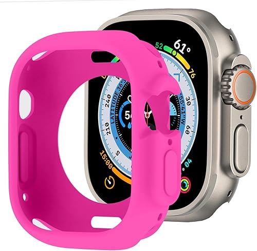 Miniatura 70 de BOTOMALL Funda protectora compatible con Apple Watch de 1.614 pulgadas Series 9, Series 8 Series 7, TPU suave, flexible, delgada, ligera, funda