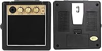 Vista 1 de Amplificador de guitarra, amplificador de bajo portátil de 3 W con funciones de control de volumen y tono, amplificador de guitarra para práctica